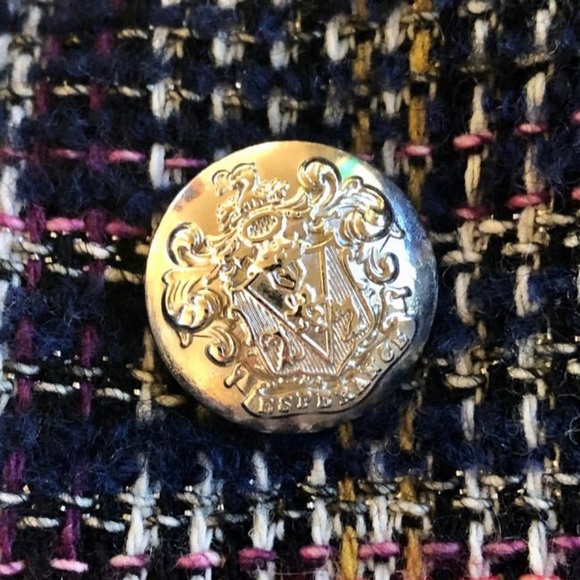 Veronica Beard Metalic Tweed dickey jacket sz 6 - Picture 10 of 11